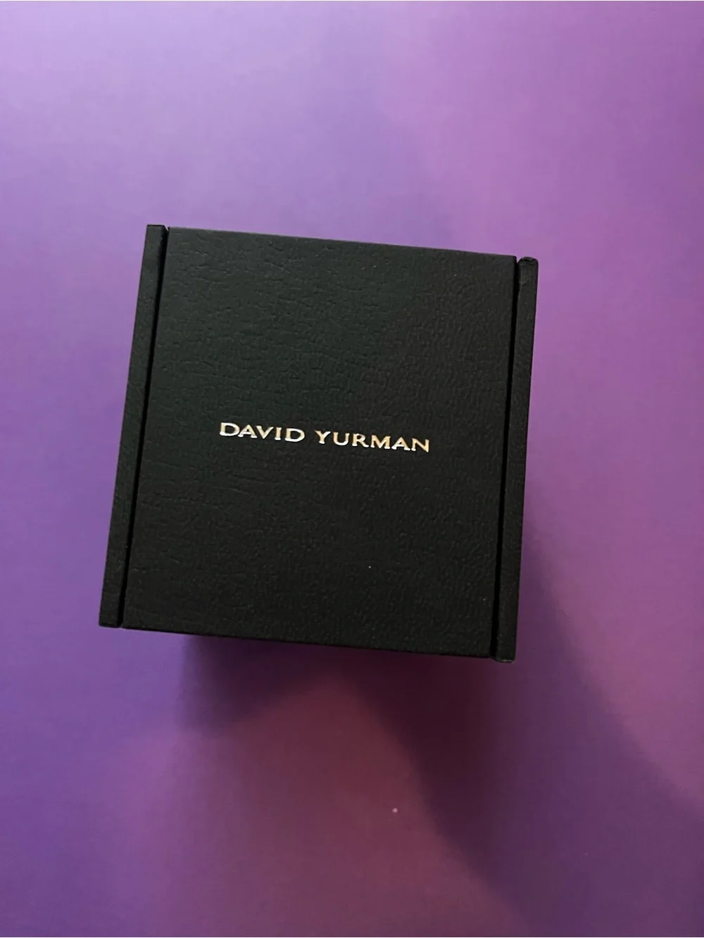 David Yurman Black Jewelry Box Ring Size